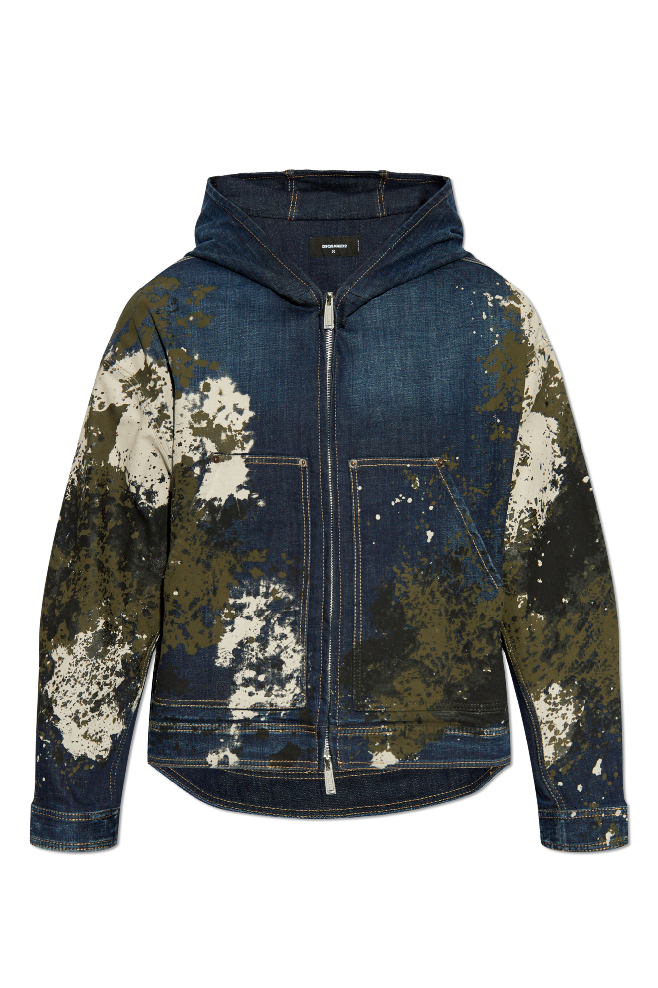 Dsquared2 Denim jacket with hood | Men's Clothing | Vitkac
